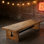 Rectangular Solid Wood Leisure Table, Bar Table