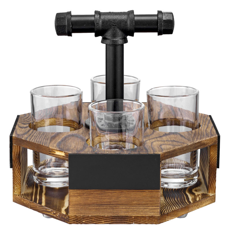 4 Piece 118ml Beer Flight Set
