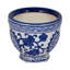 Ceramic Chinoiserie Candle - 4" 6Oz, Blue/White