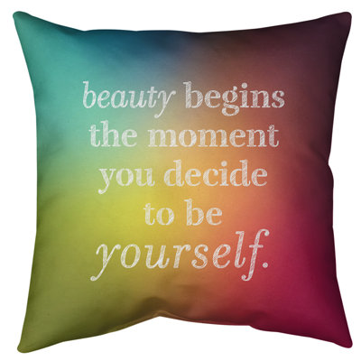 True Beauty Floor Pillow