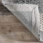 Tapis gris en laine rayé Daubert-832008322