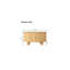 Changes 31.8" W x 31.8" D x 16.3" H Solid Pine Wood Fluted Round Coffee Table