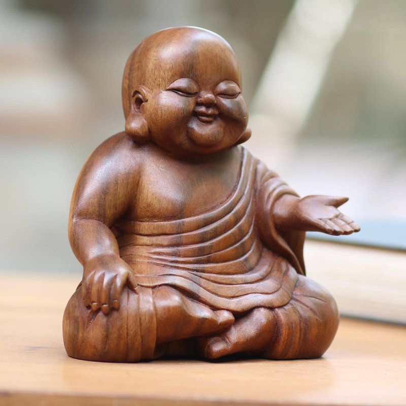 Wood Garden Statue