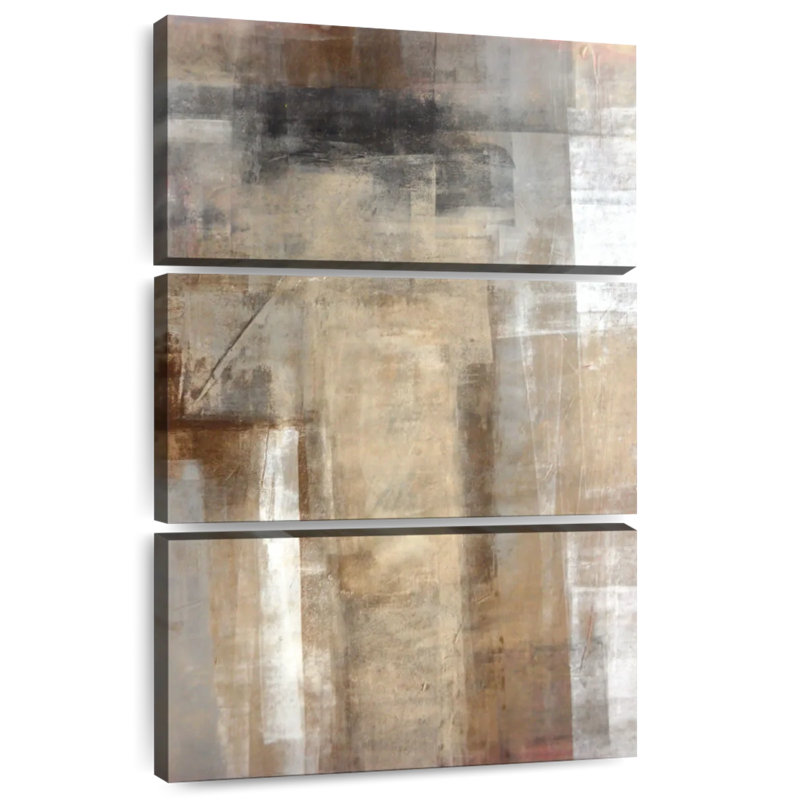 Avery Abstract Neutrals, 50" H x 32" W