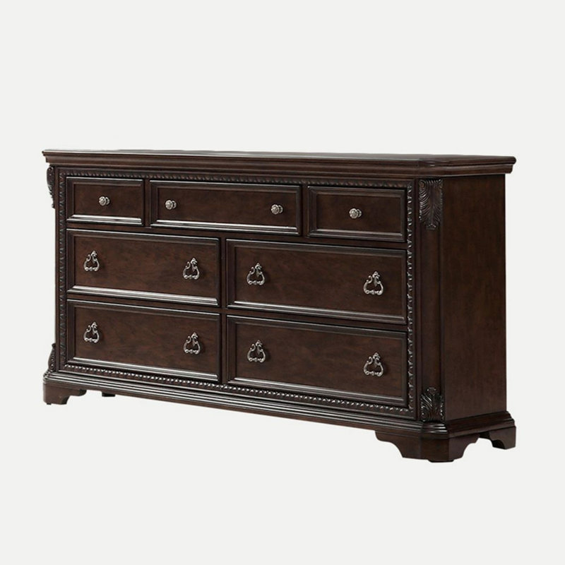 Commode en bois avec 7 tiroirs de rangement