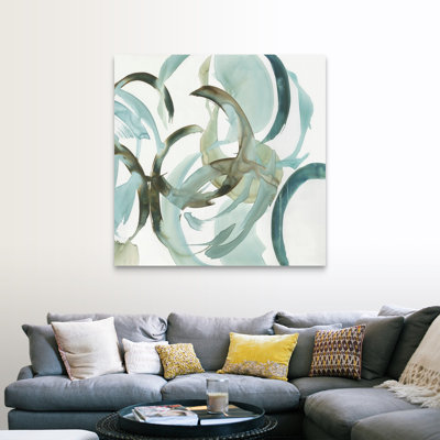 Reproduction d’art sur toile, "Hypnotic Curves I" par PI studio