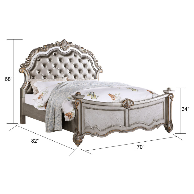 Loert Silver Bedroom Set, Queen