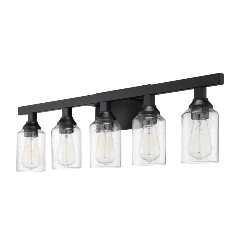 Tereza 5 - Light Dimmable Vanity Light, Flat Black
