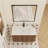 36" Wall-Mounted Bathroom Vanity with Sink Combo-1241299265