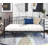 Multi-functional metal day bed frame with headboard, can be used as mattress base/bed sofa