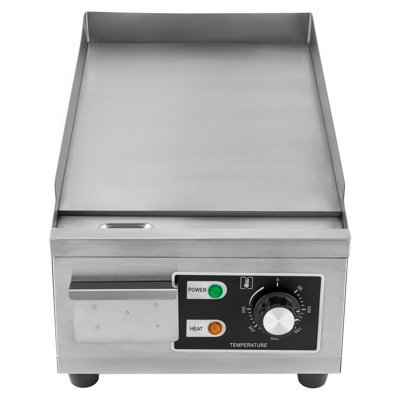 1300W 15.75"" Electric Griddle Flat Top Grill Countertop Commercial -  DALELEE, DALELEE1892