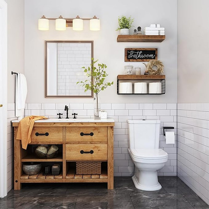 Ensemble de tablettes de salle de bain Qeeig?