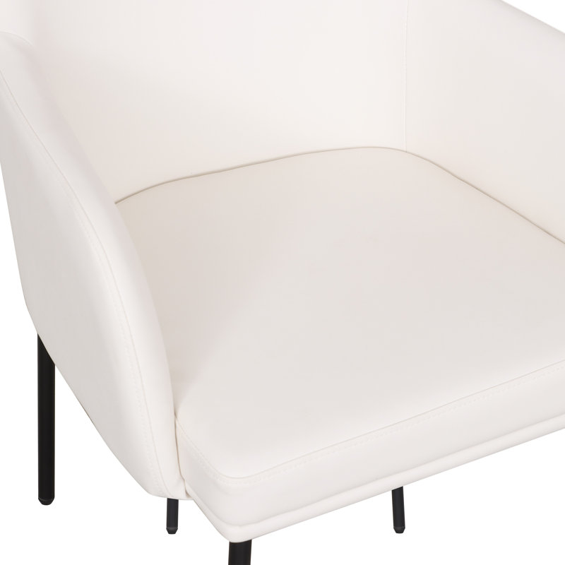 Ensemble de 2 fauteuils en cuir Sydney, Cream