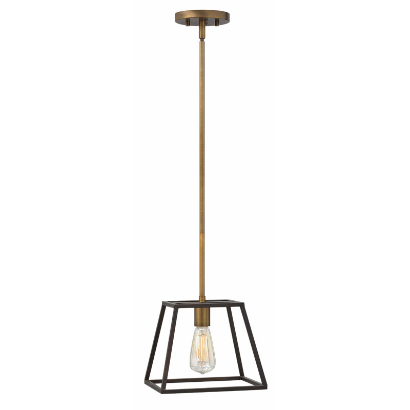 Luminaire suspendu géométrique simple à 1 lumière