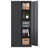72"H Metal Garage Storage Cabinet, Tool Steel Locking Cabinet With Doors And 4 Shelves, Tall Cabinets For Garage Storage Systems Lockable File Cabinet For Home Office, Classroom/Pantry