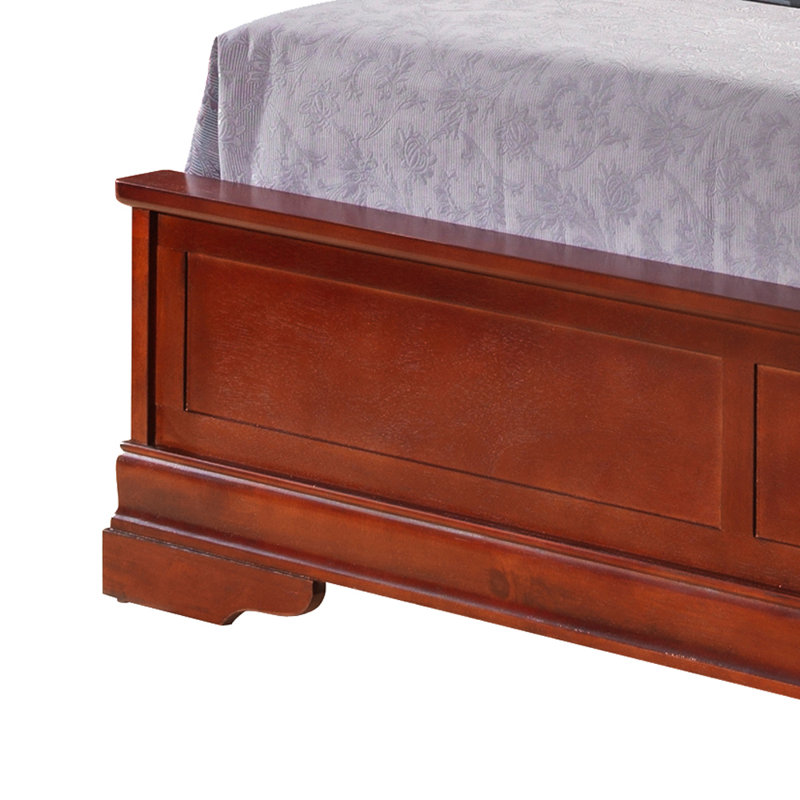 Louis Phillipe Standard Bed, Full, Cherry