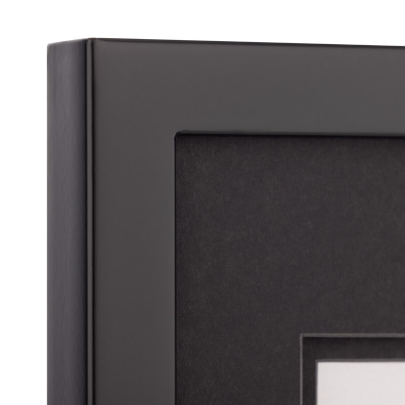 16" x 20" Black Wood Floating Wall Frame
