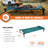 Disc-O-Bed Single Cot, Portable Sleep Solution for Tents & Cabins, Green, XL-109563725