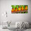 Parrots On The Branch - No Frame Print on Glass-2001687973-1999311696