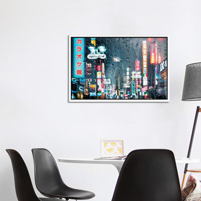 Behind The Window - Shibuya Tokyo by Philippe Hugonnard - Print on Canvas