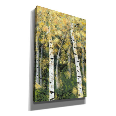 Birch Treeline III - impression sur toile tendue