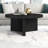 32" Wide Round Coffee Table with Fluted Base — Black Grain Scandinavian MDF Center Table for Living Room | Holm-261653711-261653704