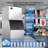 Commercial Ice Maker Machine, 800lbs/24h Ice Making Machine With 500lbs Large Storage Bin, Auto Self-cleaning Ice Maker Machine With Touchscreen For Bar Cafe Restaurant Business Commercial