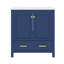 Ensemble de meuble-lavabo encastré 30 po avec 2 portes et 1 tiroir-2104445997-2104446037-2104446047
