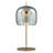 Lampe de table dorée 23 "Louver