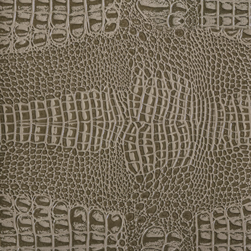 Zapata Bay Faux Leather Fabric, Cafe