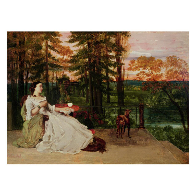 Woman of FrankfurtGustave Courbet Giclee Print, 22" H x 28" W