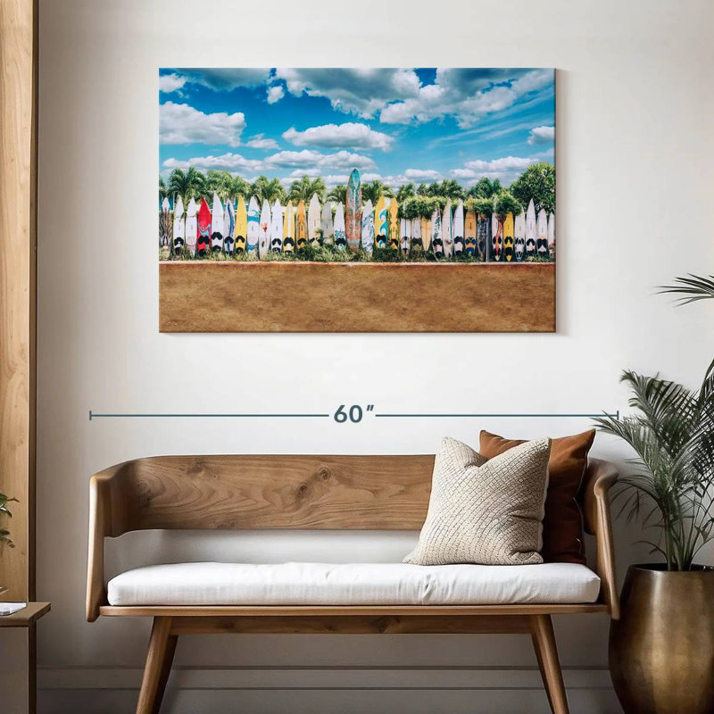 Senne Surfboard Display, 30" H x 45" W