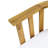 2 Piece Patio Chair (Teak; White)