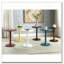 Table d'appoint blanche ronde en bois-121101378