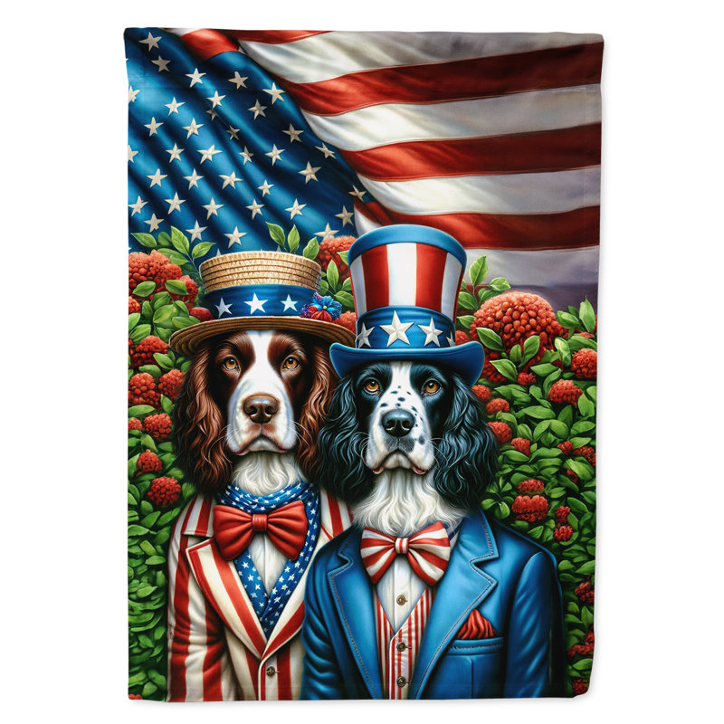 Drapeau All American Garden, Épagneul Springer anglais