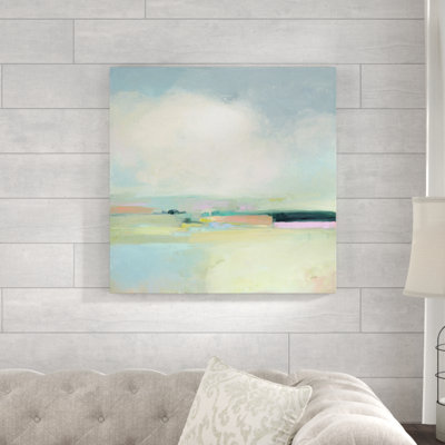 " Colorful Horizon I " by Julia Purinton Painting Print