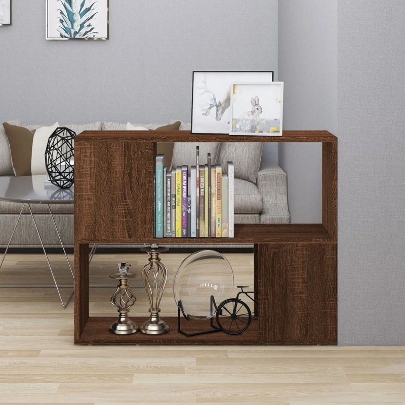 Zukowski 63cm H x 80cm W Standard Bookcase, Brown