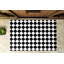 Non-Slip Chequered Outdoor Doormat