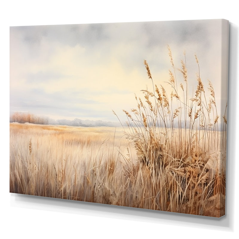 Prairie Peacefulness Meadows II sur toile, Toile tendue, H 34 po x l 44 po x P 1,5 po