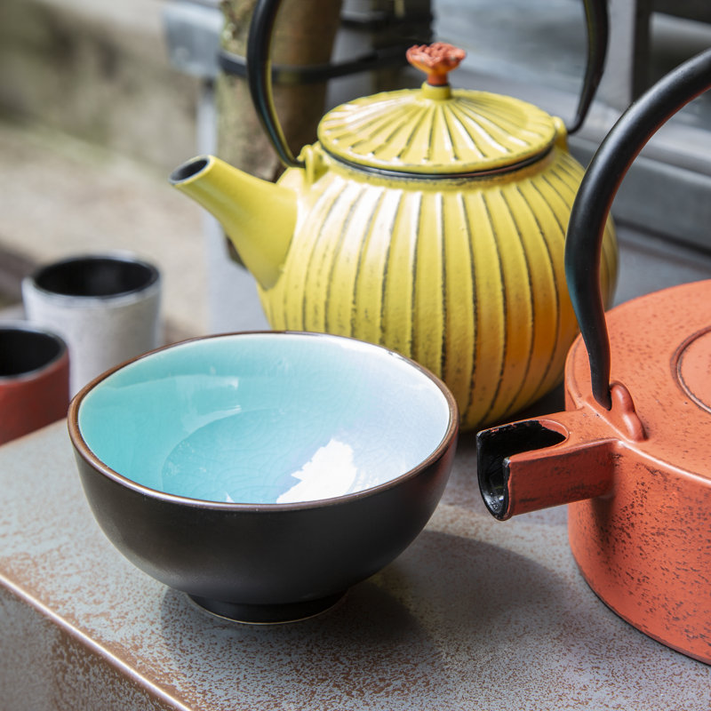 Bloomsbury Market Fatimata 0.8ml Solid Colour Teapot, Castcard