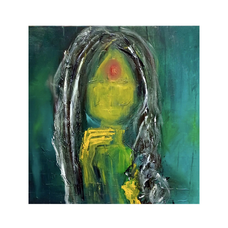 Attendez le troisième | Peinture par Deepali Bhanushali | Huile sur toile