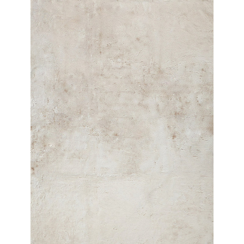 Mink Handmade Polyacrylic Beige Area Rug, Rectangle 2' x 3'