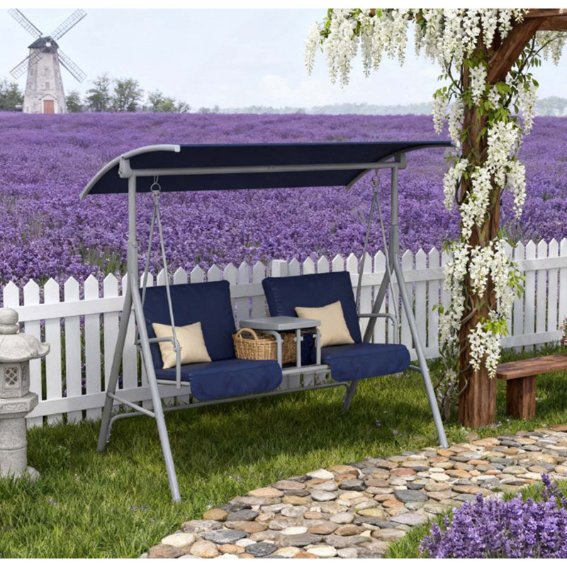 Balancelle d'extérieur pour jardin, bord de piscine, cour arrière, Dark Blue