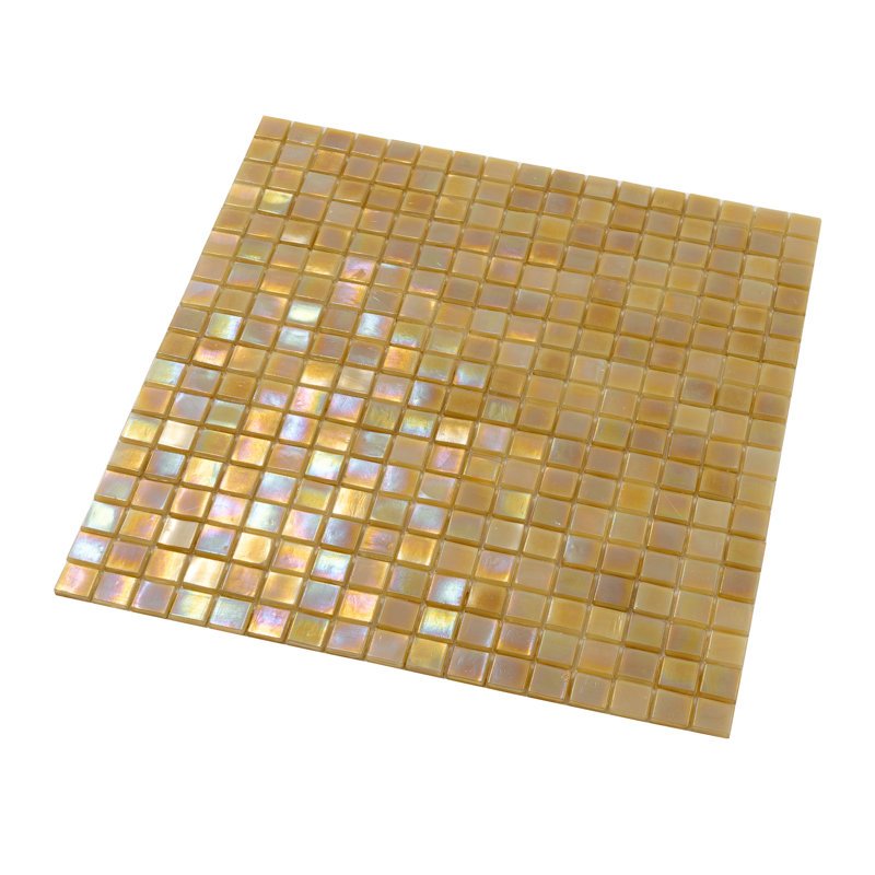 Skosh 0.6" x 0.6" Glass Grid Mosaic Wall & Floor Tile