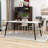 Jatarius Porcelain Dining Table with White Ceramic Tabletop-1538305465