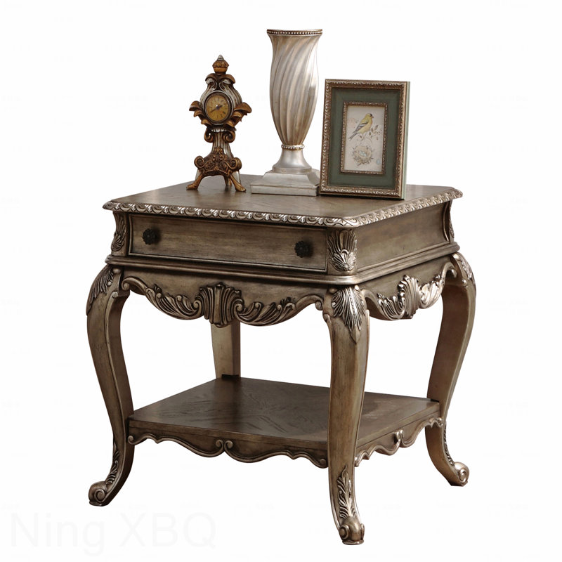Vintage Oak Rectangular End Table