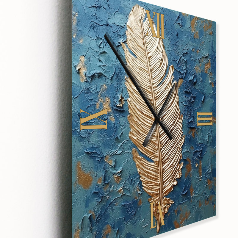 Horloge murale moderne Boho Glam, Grand