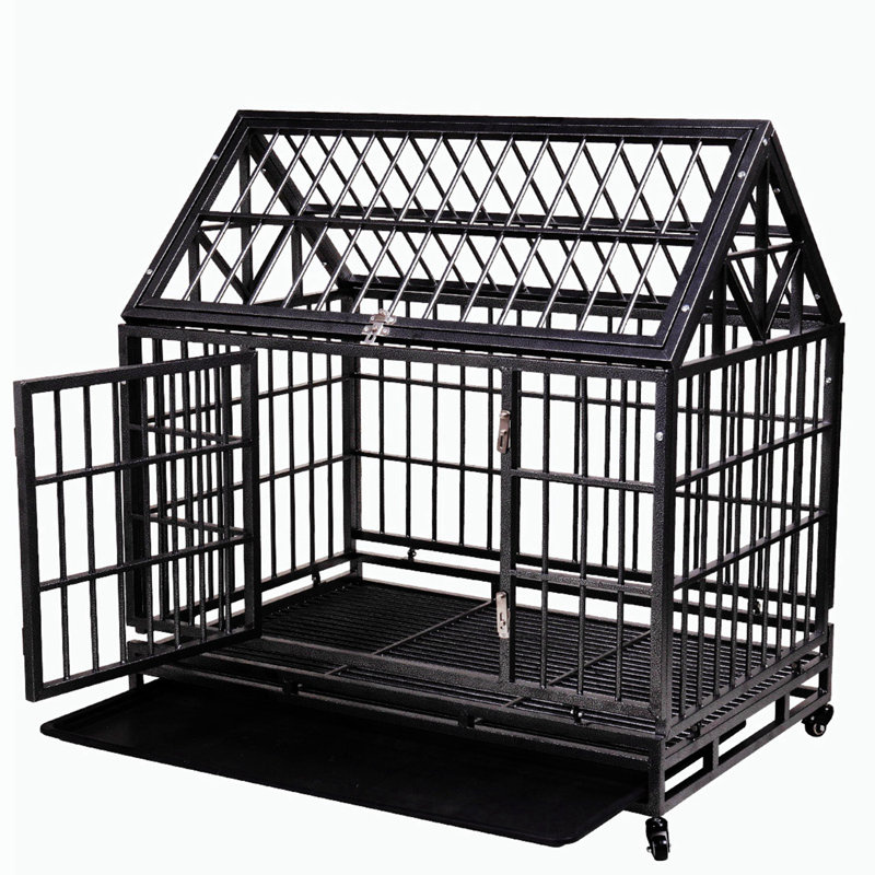 Niche pour chien Dejaa, H 44 po x l 28,3 po x P 42,5 po
