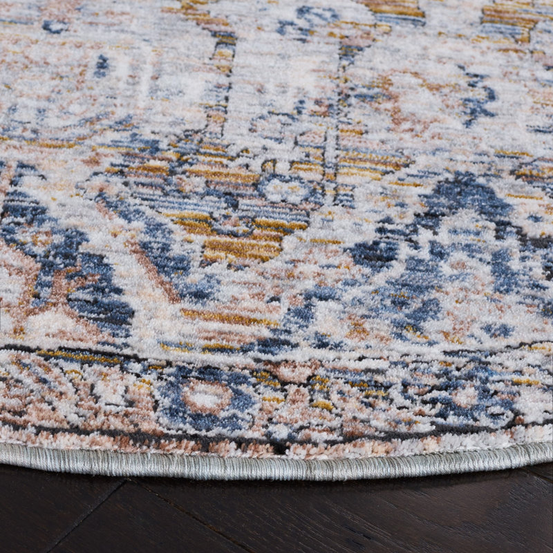 Gefell 600 Performance Oriental Rug, Round 6'