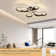 LED Ceiling Light Modern Dimmable in Butterfly-shaped Design 66 cm